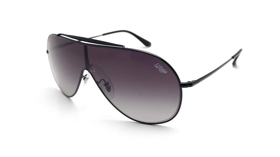 Ray-Ban Wings Noir RB3597 002/11 33-18 Medium Dégradés