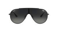 Ray-Ban Wings Noir RB3597 002/11 33-18 Medium Dégradés