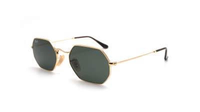 Lunettes de soleil Ray-Ban Octagonal Classic RB3556N 001 53-21 Or en stock