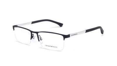 Brille Emporio Armani EA1041 3094 55-17 Schwarz Matt Breit auf Lager