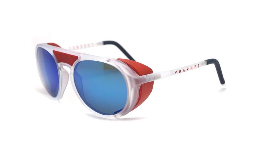 Vuarnet Ice Clear Mat Blue polarlynx VL1709 0008 51-18 Medium Polarized Flash