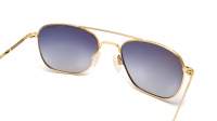 Randolph Aviator Gold 23k Or AF151 55-20 Medium Dégradés