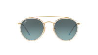 Ray-Ban Round Double bridge RB3647N 91233M 51-22 Or