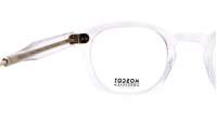 Moscot Lemtosh LEMTOSH 46 CRYSTAL/GOLD DEM. Clear