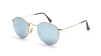 Ray-Ban Round Metal Flat Lenses Golden RB3447N 001/30 50-21 Mittel