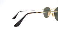 Ray-Ban Round Metal Flat Lenses Golden RB3447N 001/30 50-21 Mittel
