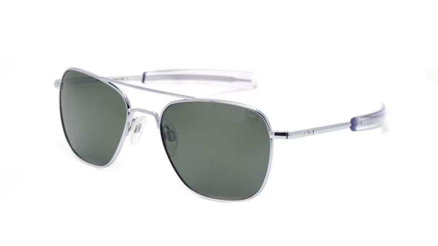 Randolph Aviator Argent Agx AF079 55-20 Medium Polarisés