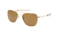 Randolph Aviator Gold 23K Gold AF057 55-20 Medium Polarized