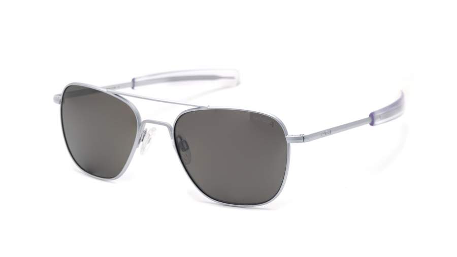 Randolph Aviator Gris Mat AF088 55-20 Medium Polarisés