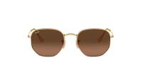 Ray-Ban Hexagonal Flat lenses RB3548N 9124/43 48-21 Or