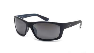 Maui Jim Kanaio Coast Noir Mat Minéral superthin 766-02MD 61-17 Medium Polarisés Dégradés Miroirs