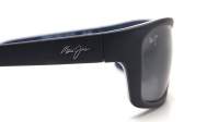 Maui Jim Kanaio Coast Noir Mat Minéral superthin 766-02MD 61-17 Medium Polarisés Dégradés Miroirs