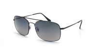 Ray-Ban RB3611 006/71 60-18 Noir Mat Medium Dégradés