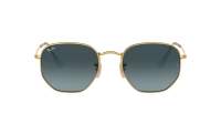 Ray-Ban Hexagonal Flat lenses RB3548N 9123/3M 48-21 Or