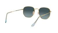 Ray-Ban Hexagonal Flat lenses RB3548N 9123/3M 54-21 Or
