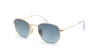 Ray-Ban Hexagonal Flat lenses RB3548N 9123/3M 51-21 Or