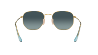 Ray-Ban Hexagonal Flat lenses RB3548N 9123/3M 51-21 Or