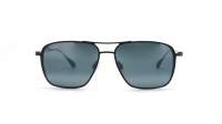 Maui Jim Beaches Black Mat Maui brilliant 541-2M 57-16 Medium Polarized Gradient Flash