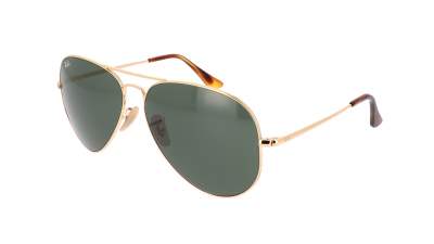 Occhiali da sole Ray-Ban Aviator RB3689 9147/31 62-14 Oro in stock