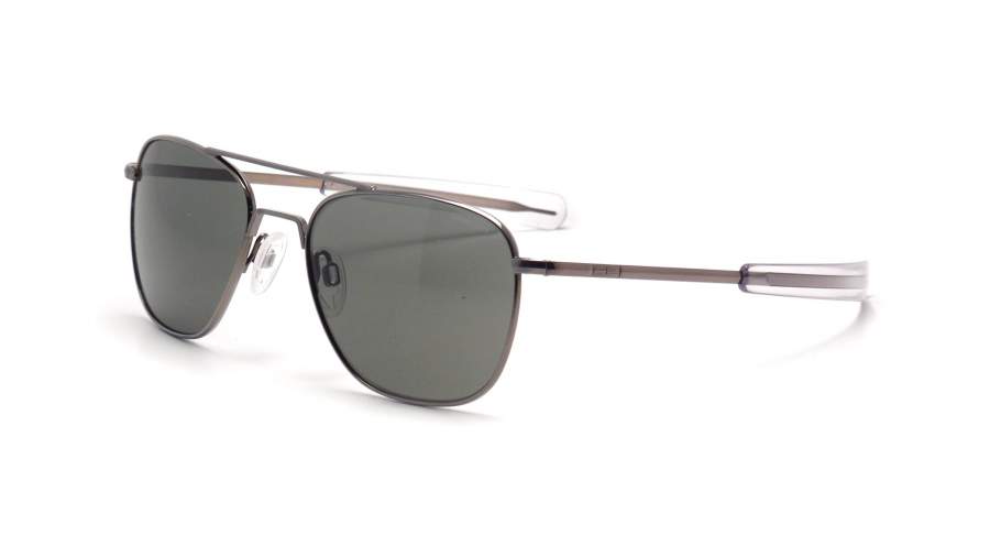 Sonnenbrille Randolph Aviator Gunmetal Grau AF 045 52-20 Schmal auf Lager