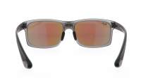 Maui Jim Pokowai arch Gris Mat Maui pure B439-11M Large Polarisés Miroirs