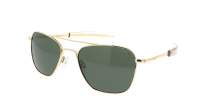 Randolph Aviator 23K Gold Gold Agx AF009 52-20 Small Polarized