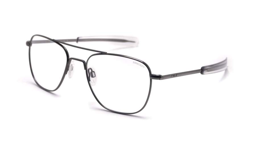 Brille Randolph Aviator Gun metal Grau AF210 58-20 Breit auf Lager