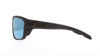 Oakley Split shot Woodgrain Grau Matt Prizm deep h2o OO9416 16 64-17 Breit Polarisierte Gläser Verspiegelte Gläser