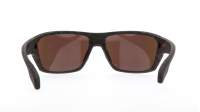 Oakley Split shot Woodgrain Grau Matt Prizm deep h2o OO9416 16 64-17 Breit Polarisierte Gläser Verspiegelte Gläser
