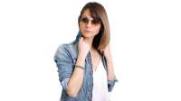 Ray-Ban Round metal Flat lenses RB3447N 004/51 50-21 Gun