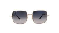 Ray-Ban Square Gold RB1971 9147/78 54-19 Mittel Polarisierte Gläser Gradient Gläser