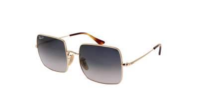Sonnenbrille Ray-Ban Square Gold RB1971 9147/78 54-19 Mittel Polarisierte Gläser Gradient Gläser auf Lager