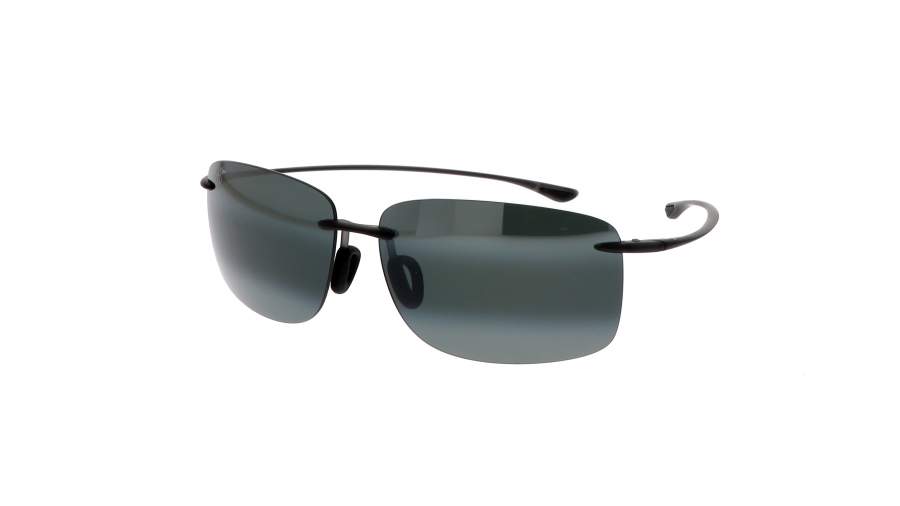 Lunettes de soleil Maui Jim Hema Noir Mat Maui pure 443-11M 62-14 Medium Polarisés Dégradés en stock