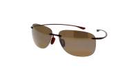 Maui Jim Hikina Braun Matt Maui pure H445-26M 62-14 Mittel Polarisierte Gläser