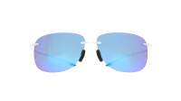 Maui Jim Hikina Clear Matte Maui pure B445-05CM 62-14 Medium Polarized Mirror