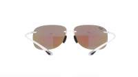 Maui Jim Hikina Clear Matte Maui pure B445-05CM 62-14 Medium Polarized Mirror