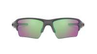 Oakley Flak Jacket 2.0 xl Grau Prizm road OO9188 F3 59-12 Mittel Gradient Gläser Verspiegelte Gläser