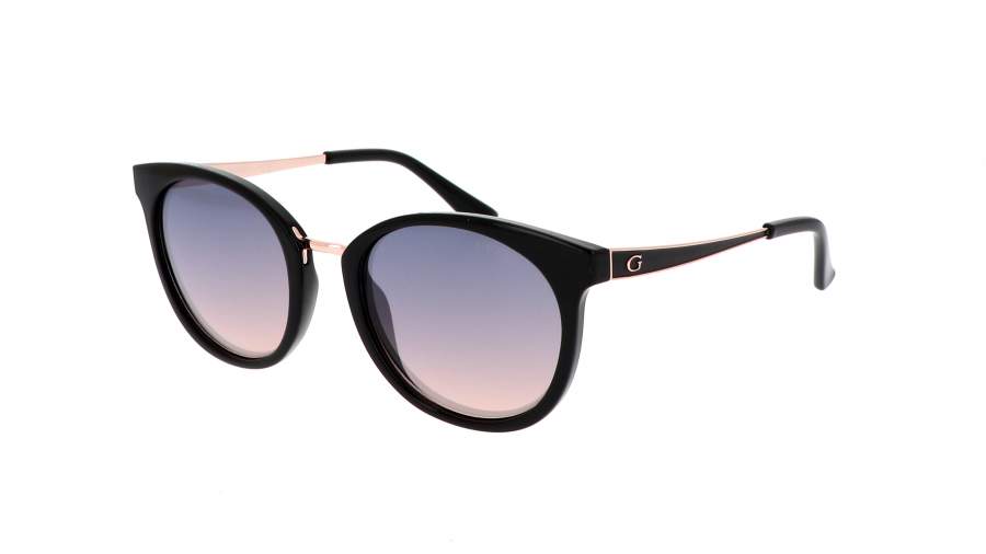 Sonnenbrille Guess GU7459 05Z 52-20 Schwarz Mittel Gradient Gläser Verspiegelte Gläser auf Lager