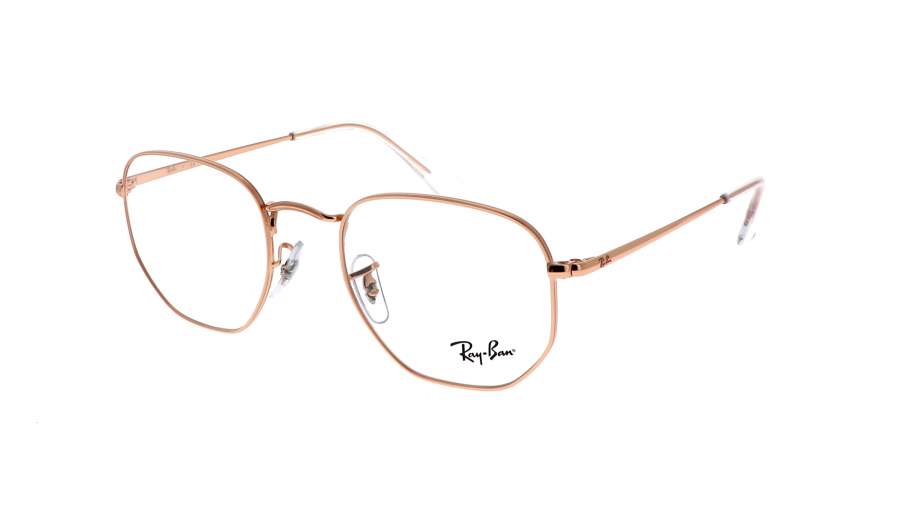 Brille Ray-Ban RX6448 RB6448 3094 54-21 Gold Breit auf Lager