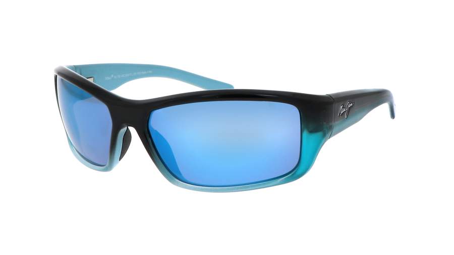 Lunettes de soleil Maui Jim Barrier Reef Bleu Blue Hawaii B792 06C 62-17 Medium Miroirs na zalihi