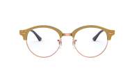 Ray-Ban Clubround Optics RX4246V RB4246V 8051 47-19 Wrinkled