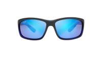 Maui Jim Kanaio coast Black Matte Super thin glass B766-08C 61-17 Medium Polarized Gradient Mirror
