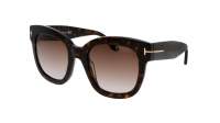 Tom Ford Beatrix Tortoise FT0613/S 52T 52-22 Medium Gradient