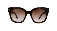 Tom Ford Beatrix Tortoise FT0613/S 52T 52-22 Mittel Gradient Gläser