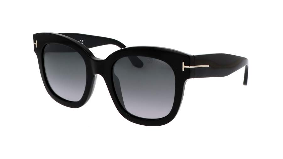 Sonnenbrille Tom Ford Beatrix Schwarz FT0613/S 01C 52-22 Mittel Gradient Gläser auf Lager