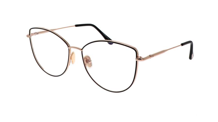 Brille Tom Ford FT5667-B/V 005 55-15 Schwarz Mittel auf Lager