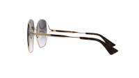 Gucci GG0818SA 001 63-17 Gold Breit Gradient Gläser