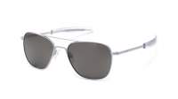 Randolph Aviator Matte Chrome AF138 58-20 Large Polarized