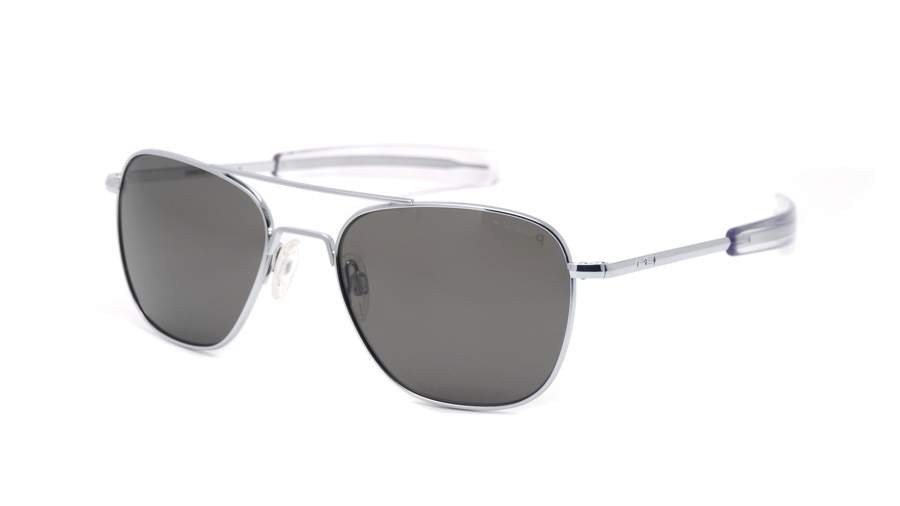 Randolph Aviator Silver AF078 55-20 Medium Polarized