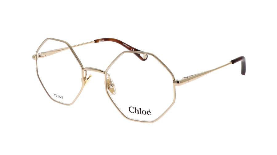 Brille Chloé Palma Gold CH0022O 001 50-20 Schmal auf Lager